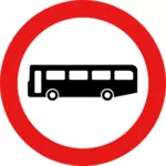버스 교통 표지