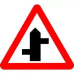 Gespreid verkeersbord