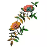 Роза орнамент