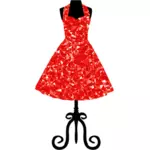 Ruby 1950'lerde Vintage elbise