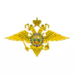 סמל בווקטורים משרד הפנים לענייני של רוסיה