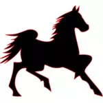 Běh koně vektorový obrázek