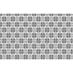 Saumaton vintage symmetrinen runko ekstrapoloitu vektorikuvio