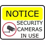 علامة كاميرا الأمن