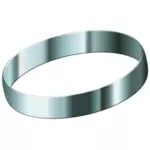 Imagem vetorial de anel de prata