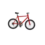 Basit kırmızı bisiklet