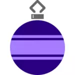 Bola de Navidad violeta