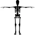Svart skelett