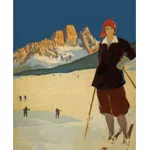 Scena de schi