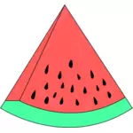Kromka owoców arbuza