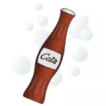 Ilustración de vector de botella de refresco pequeño