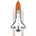 Shuttle de espaço vetorial