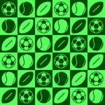 Zelené sportovní vzor