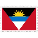 एंटीगुआ और बारबुडा झंडा स्टाम्प