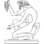 Statua z winogron