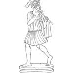 Estatua de antiguo Guerrero