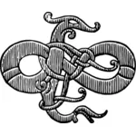 Image de serpent stylisé