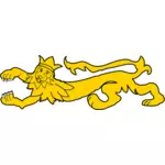 Желтый длинный Лев