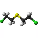 Chemical warfare agent molecuul
