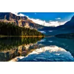 초현실적인 캐나다 호수