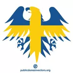 Шведский флаг символ вектор