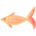 Desenho de peixe laranja