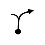 Silniční křižovatka rozložení TSD vektor znamení