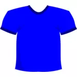 Sininen T-paita vektori ClipArt