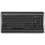 Черный и белый клавиатура с тенью векторное изображение
