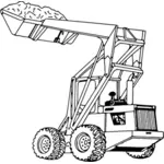 Tractor excavator imagine
