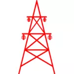 伝送タワー ベクトル画像