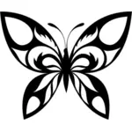 Силуэт племенных бабочка