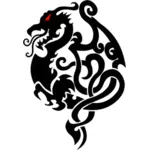 Rødøyet dragon