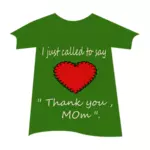 '' Спасибо мама '' рубашка