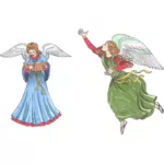 Dos ángeles femeninos