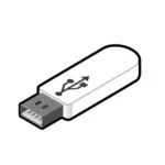 USB tumma driva 3 vektor illustration