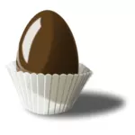 Vektorové ilustrace čokoládové vajíčko