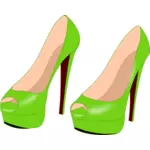 Зеленый Обувь