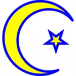 Imagem do símbolo muçulmano