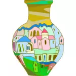 Vas dengan rumah-rumah