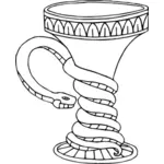花瓶和蛇