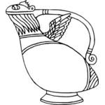 花瓶図面イメージ