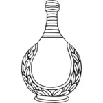 圆形花瓶形象