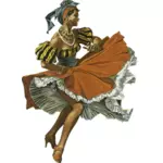 خمر الكاريبي الرقص امرأة