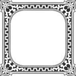 Frame cermin dengan dekorasi