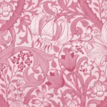 Vintage-rosa blommiga mönster