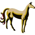 Винтаж Стилизованная лошадь