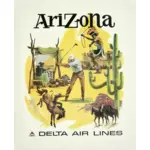 Perjalanan vintage poster Arizona
