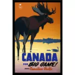 Cestovní plakát z Kanady