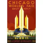 الرسومات ناقلات من ملصق خمر من معرض شيكاغو العالمي 1933